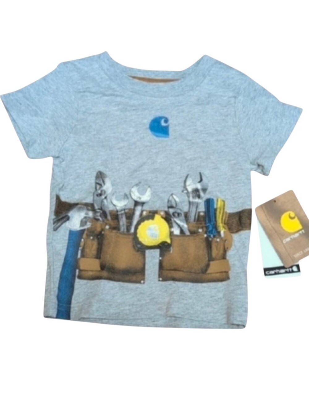 Carhartt Gray Tool Belt Tee Size 6 Months